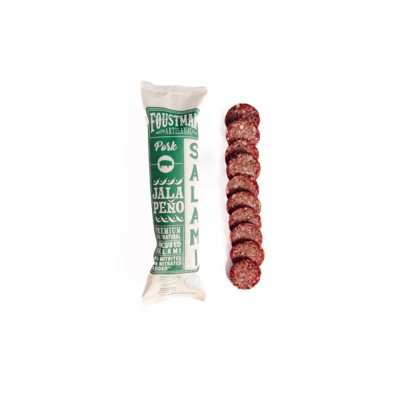 Uncured Jalapeo Pork Salami 8.0 OZ