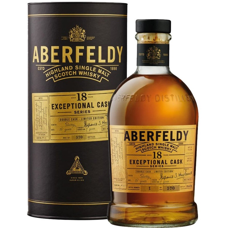 Aberfeldy 18 Year Old Exceptional Cask Series Scotch Whisky