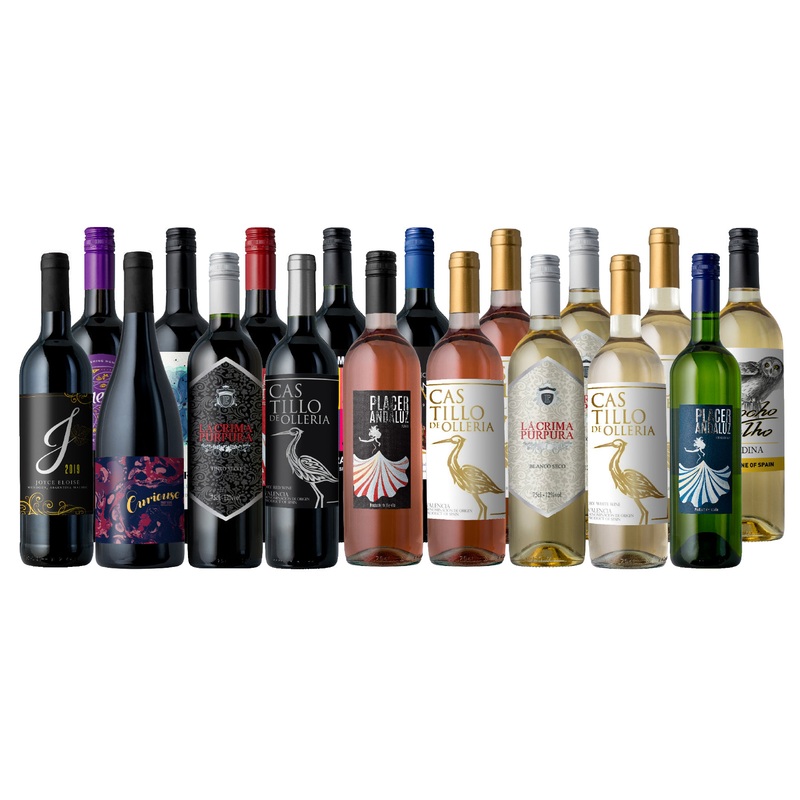 $5.55 Wines – 21,000 5-Star Reviews 18-Pack! Mixed