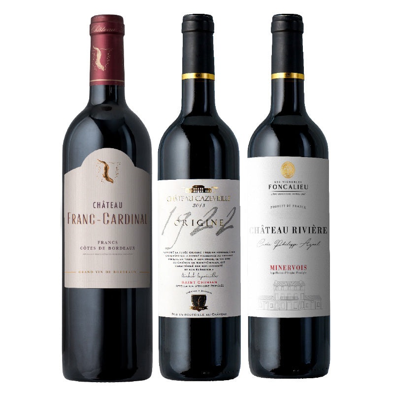 3 Bottle French Chateaux Gift Set 2023 French Chateaux