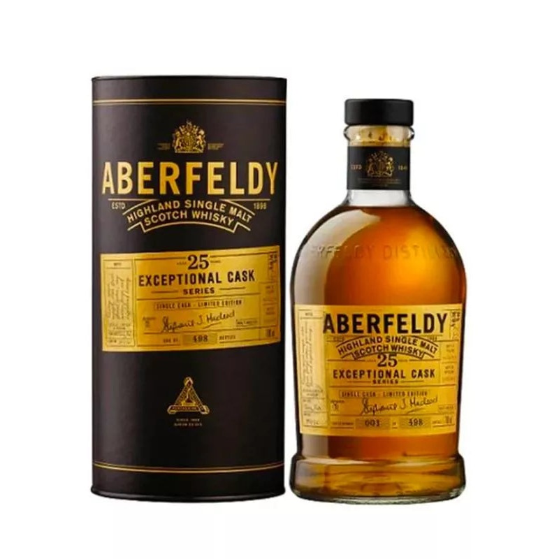 Aberfeldy 25 Year Limited Edition Exceptional Cask Series Scotch Whiskey 750mL