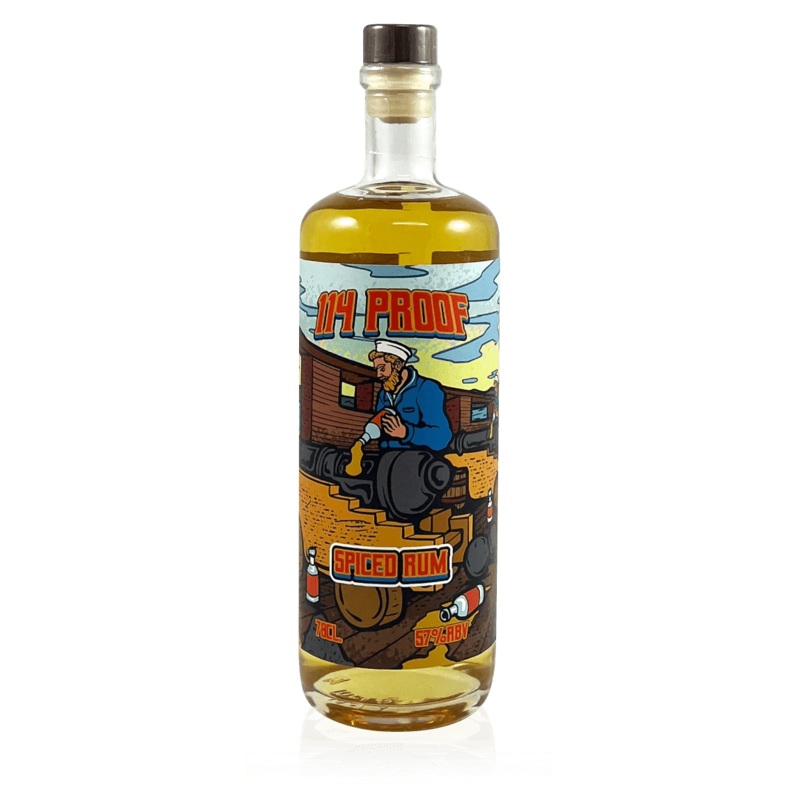 The Custom Spirit Company 114 Proof Spiced Rum 70cl