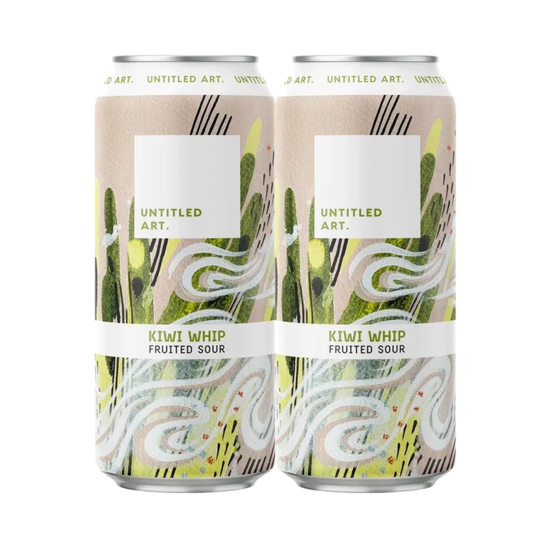 Untitled Art Kiwi Whip Fruited Sour 4 PACK 16 OZ CANS